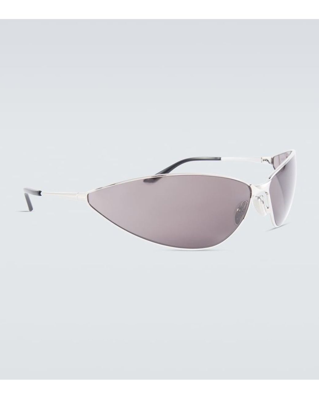 Balenciaga Pink Razor Cat-Eye Sunglasses for men