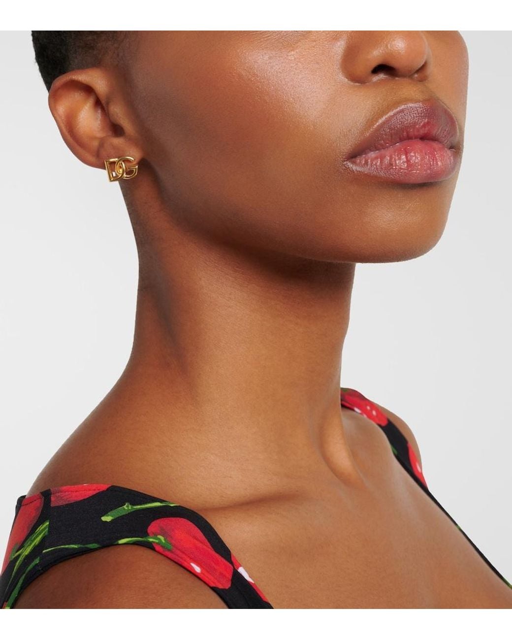 Dolce & Gabbana Metallic Dg Earrings