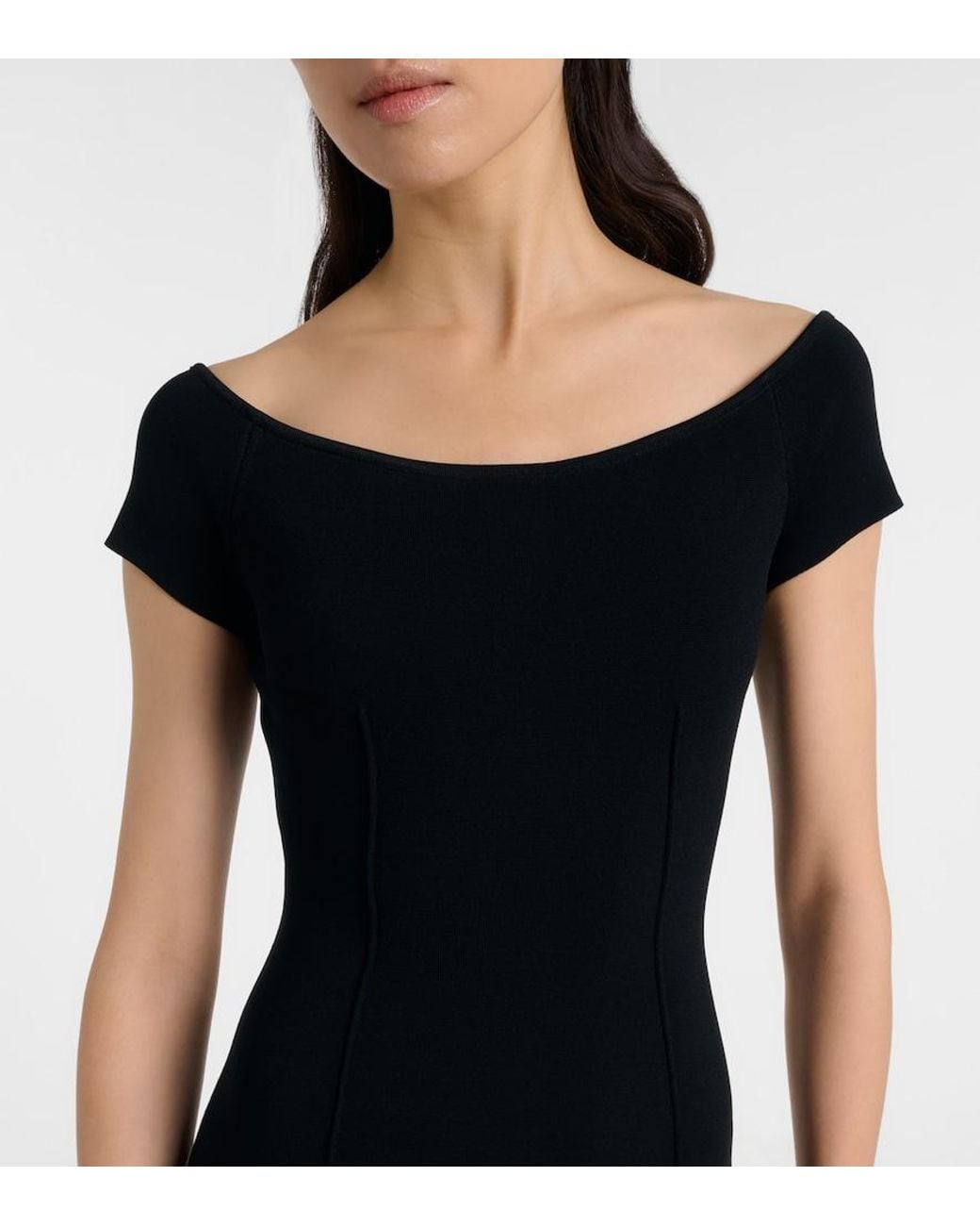 Joseph Black Foin Midi Dress