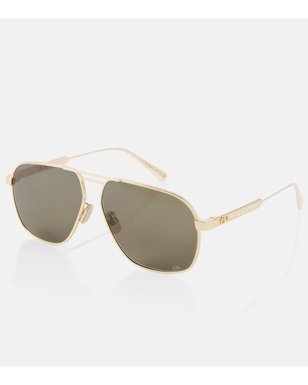 Dior Gray Diorcannage A3U Aviator Sunglasses