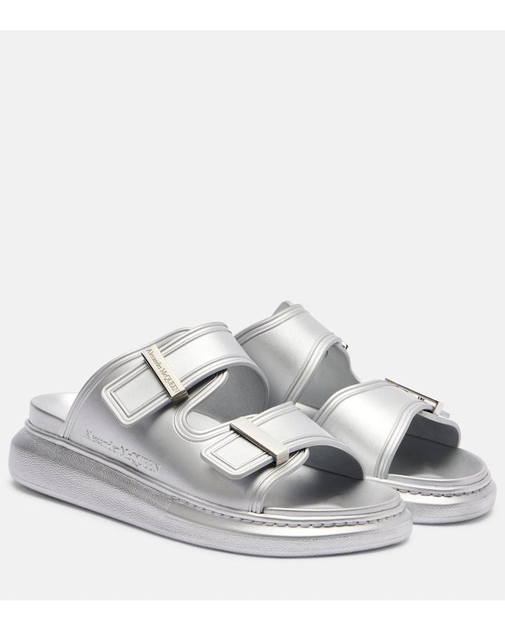McQueen Metallic Hybrid Sandals