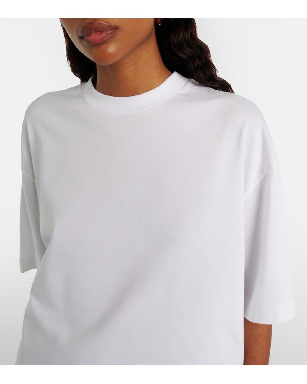 Bottega Veneta White Cotton Jersey T-Shirt