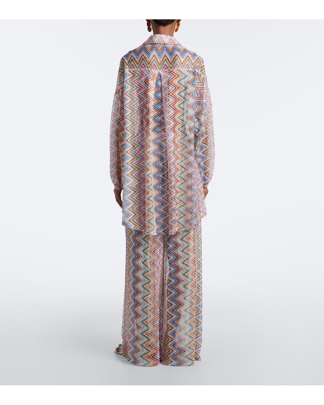 Missoni Multicolor Zigzag Oversized Shirt