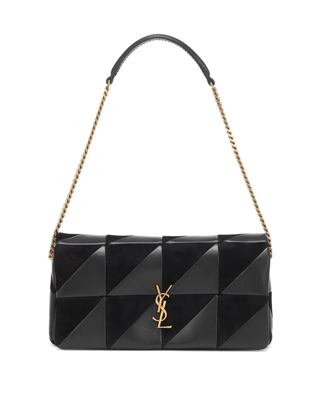 Saint Laurent Jamie Leather Shoulder Bag in Black Lyst