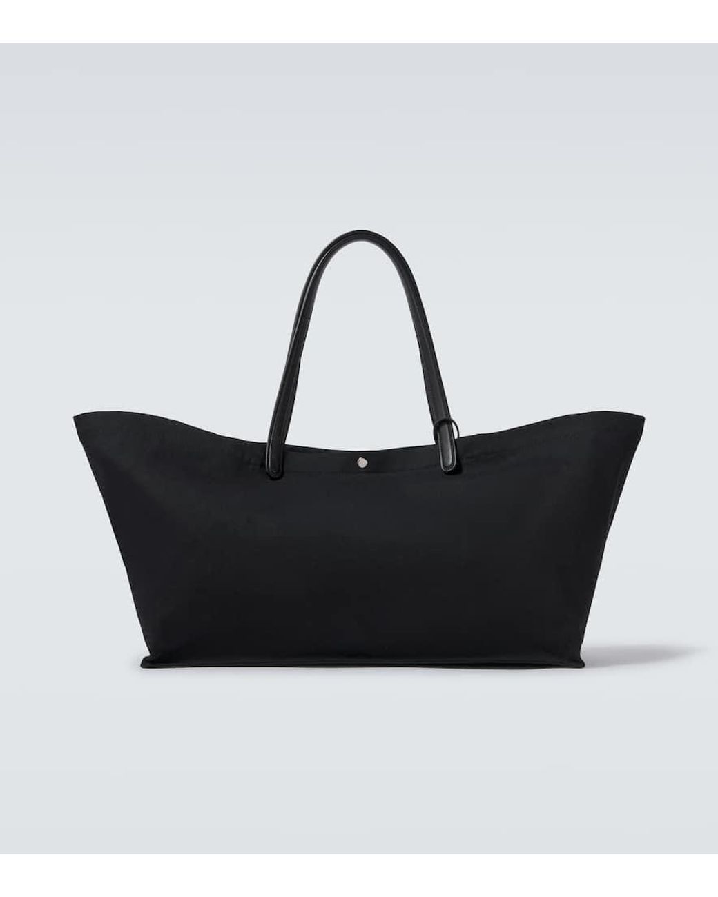 The Row Tote Bag Idaho Xl Aus Canvas Mit Leder in Black für Herren