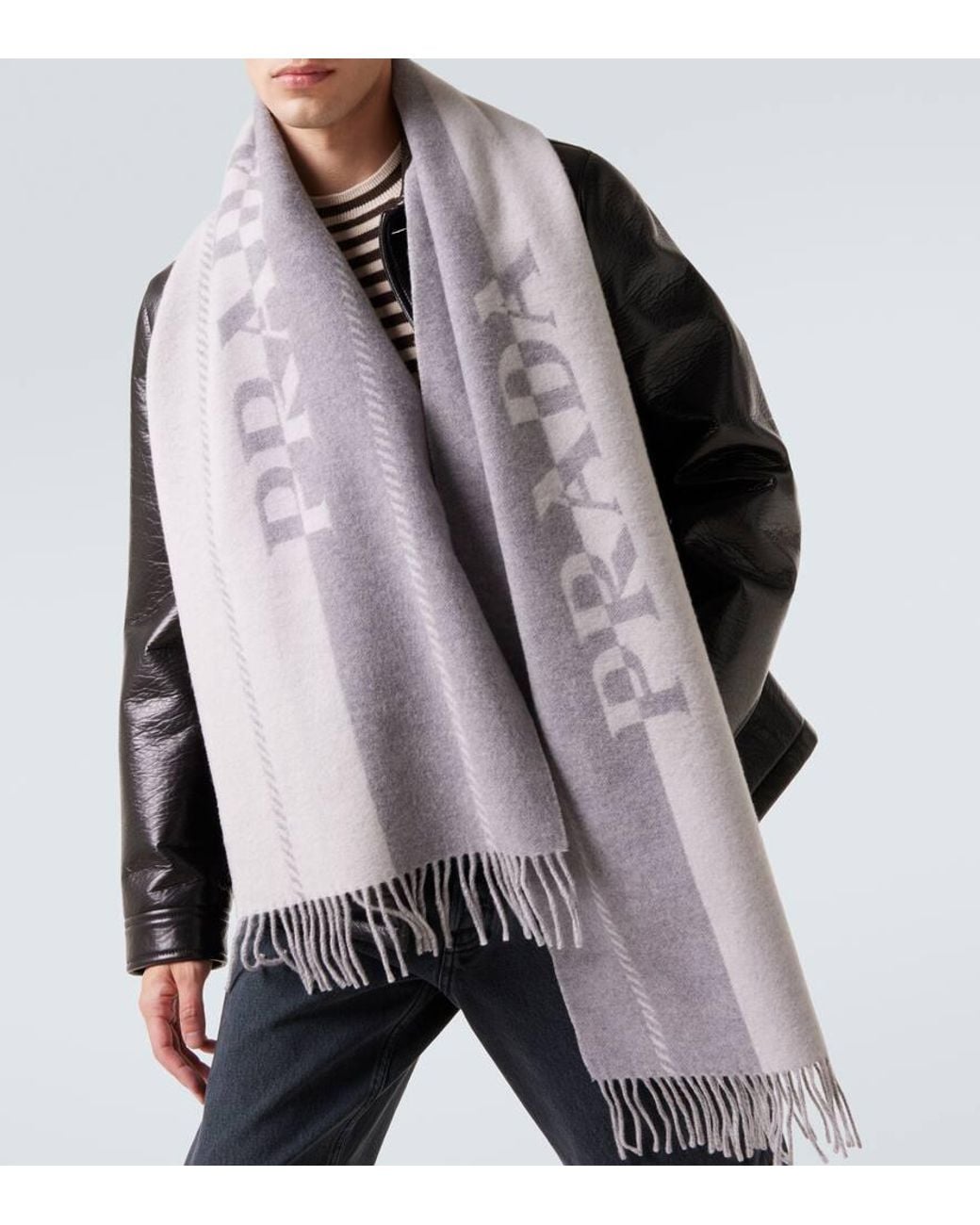 Sciarpa di Prada in Purple da Uomo