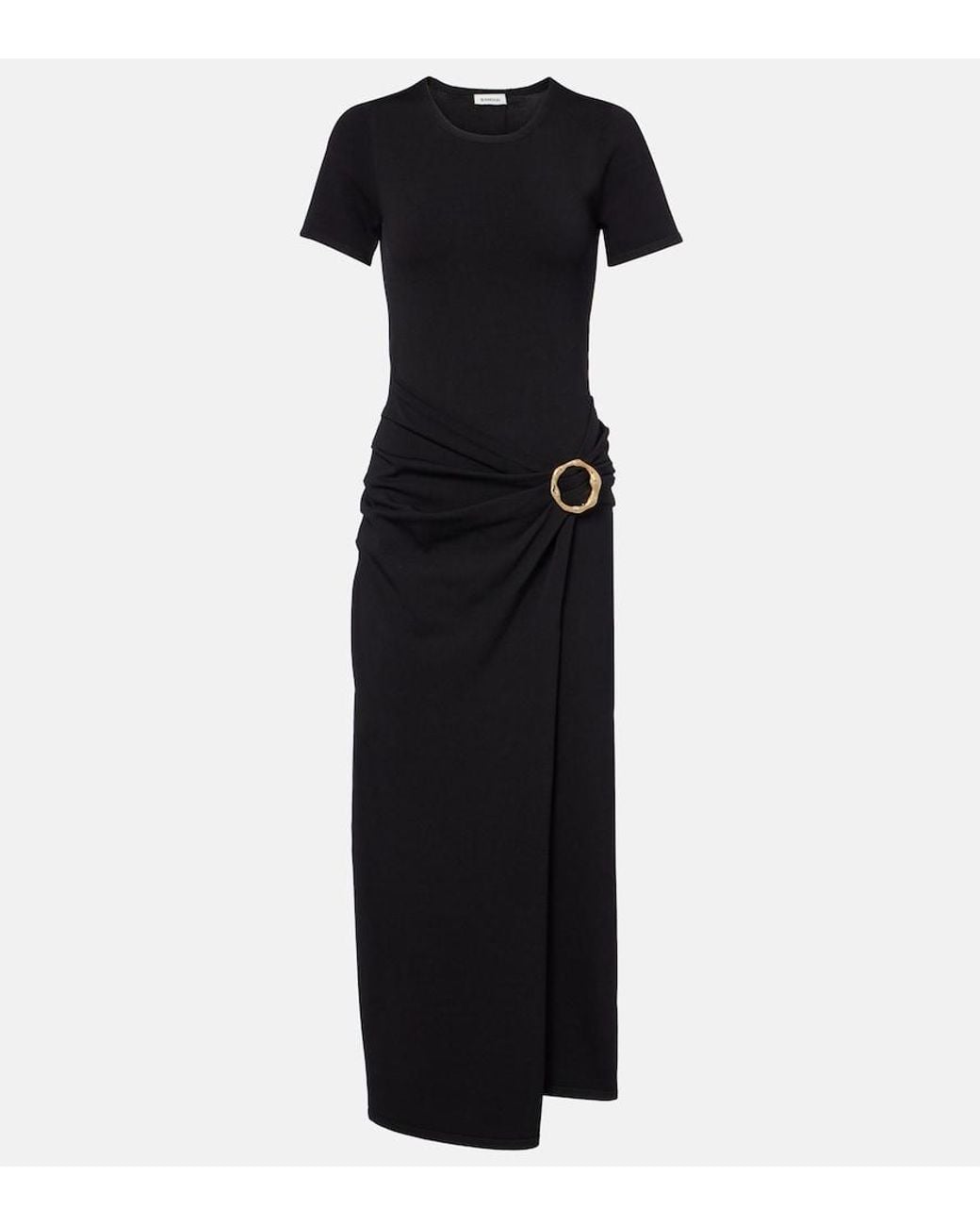 Jonathan Simkhai Black Soren Knitted Midi Dress