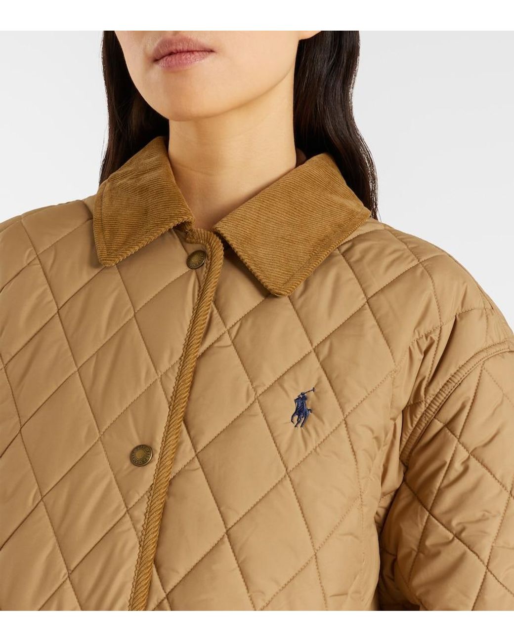 Polo Ralph Lauren Natural Quilted Coat