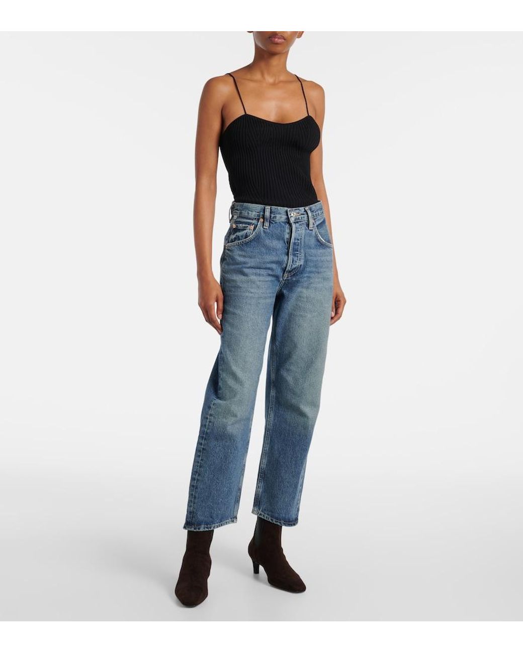 Citizens of Humanity Blue Dahlia Straight Jeans