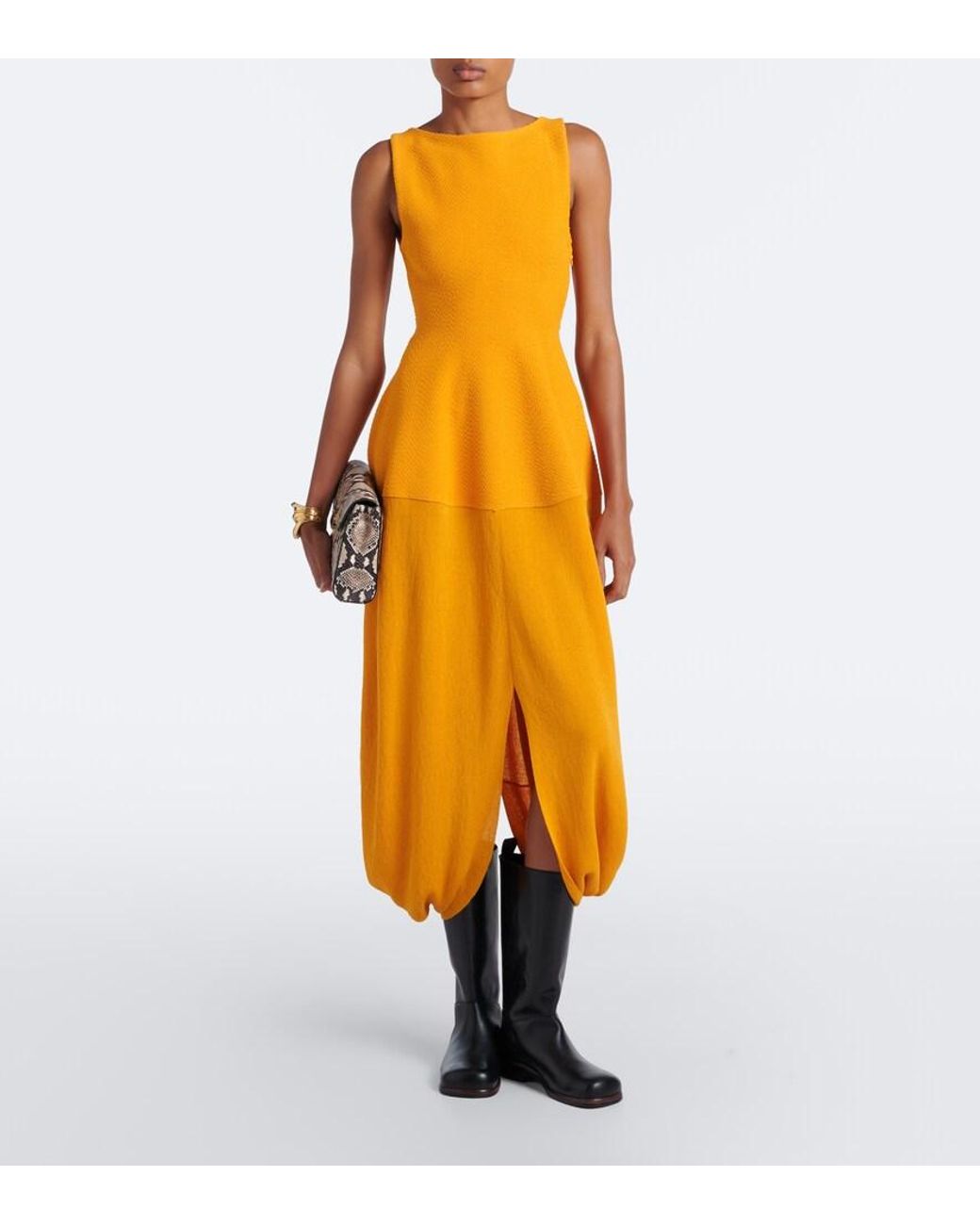 Proenza Schouler Black Esme Leather Knee-High Boots