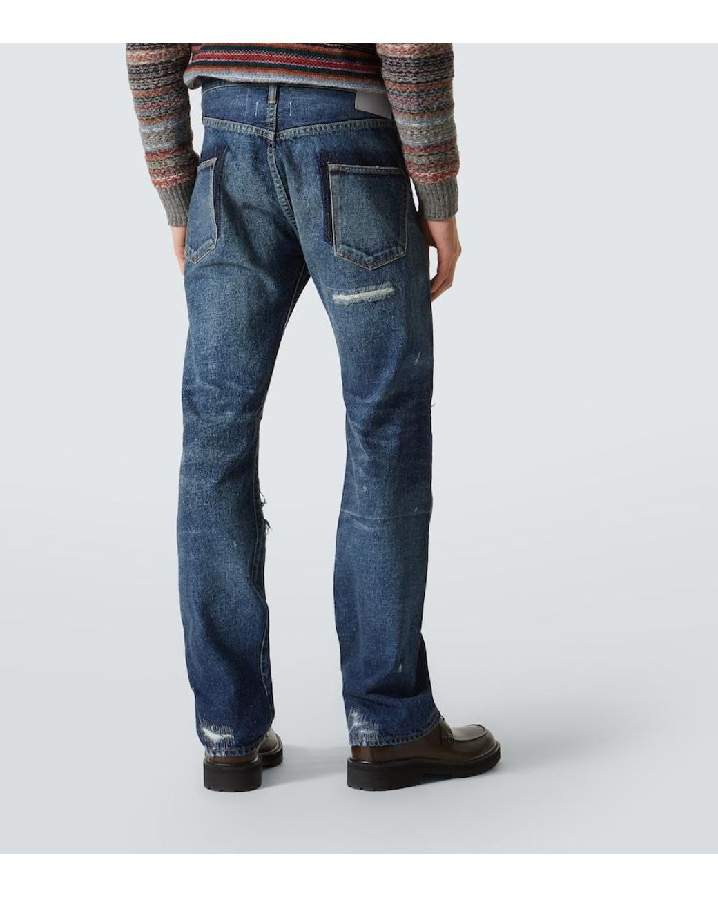 X New Manual Jeans Rectos Junya Watanabe de hombre de color Blue