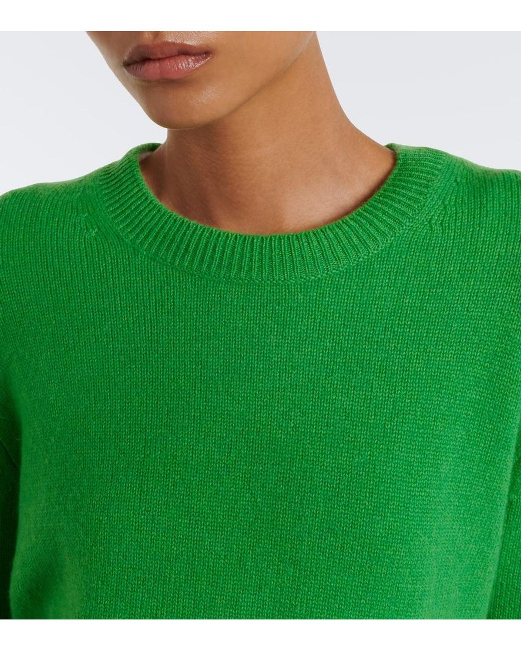 Lisa Yang Green Mable Cashmere Sweater