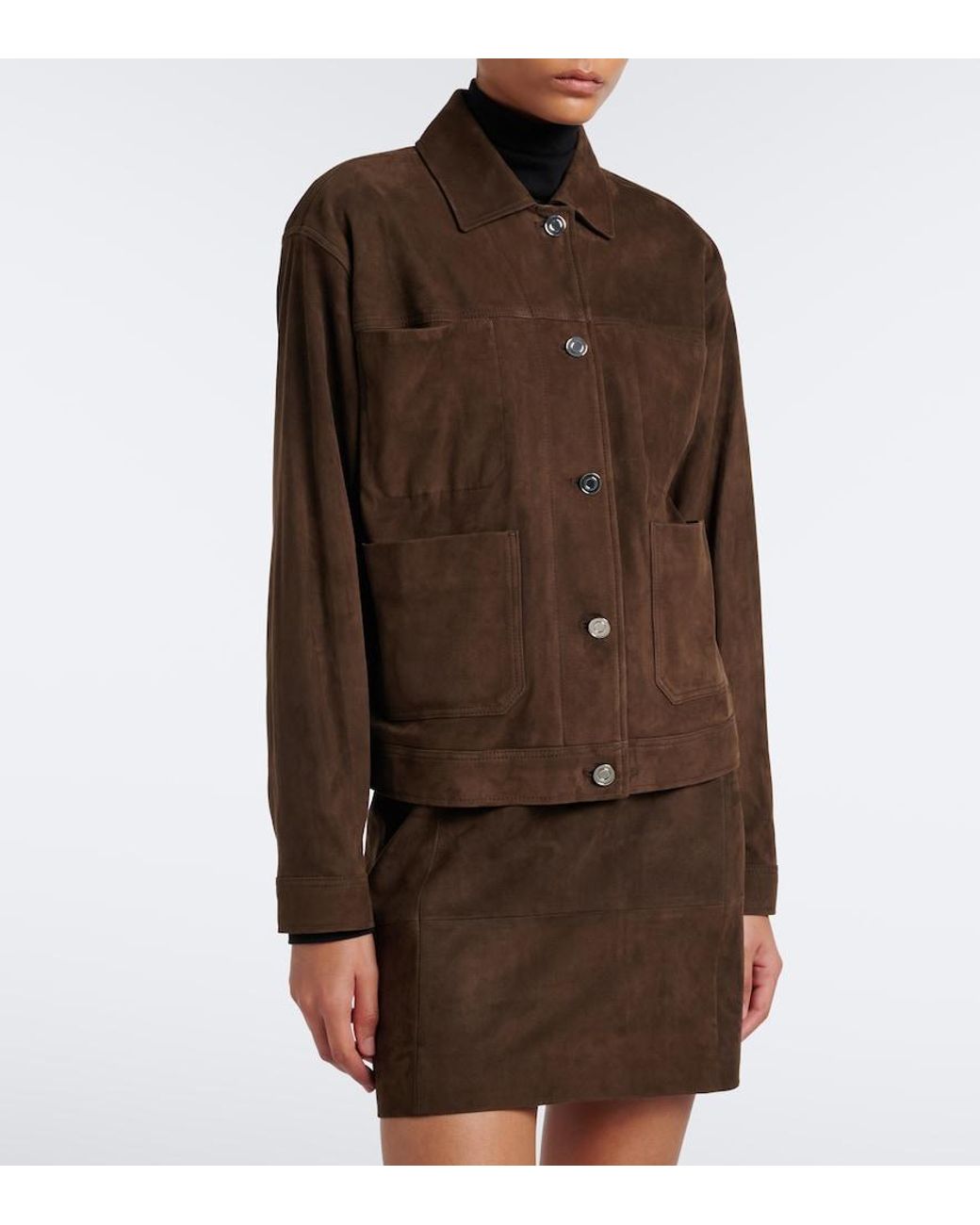 Vince Brown Suede Jacket