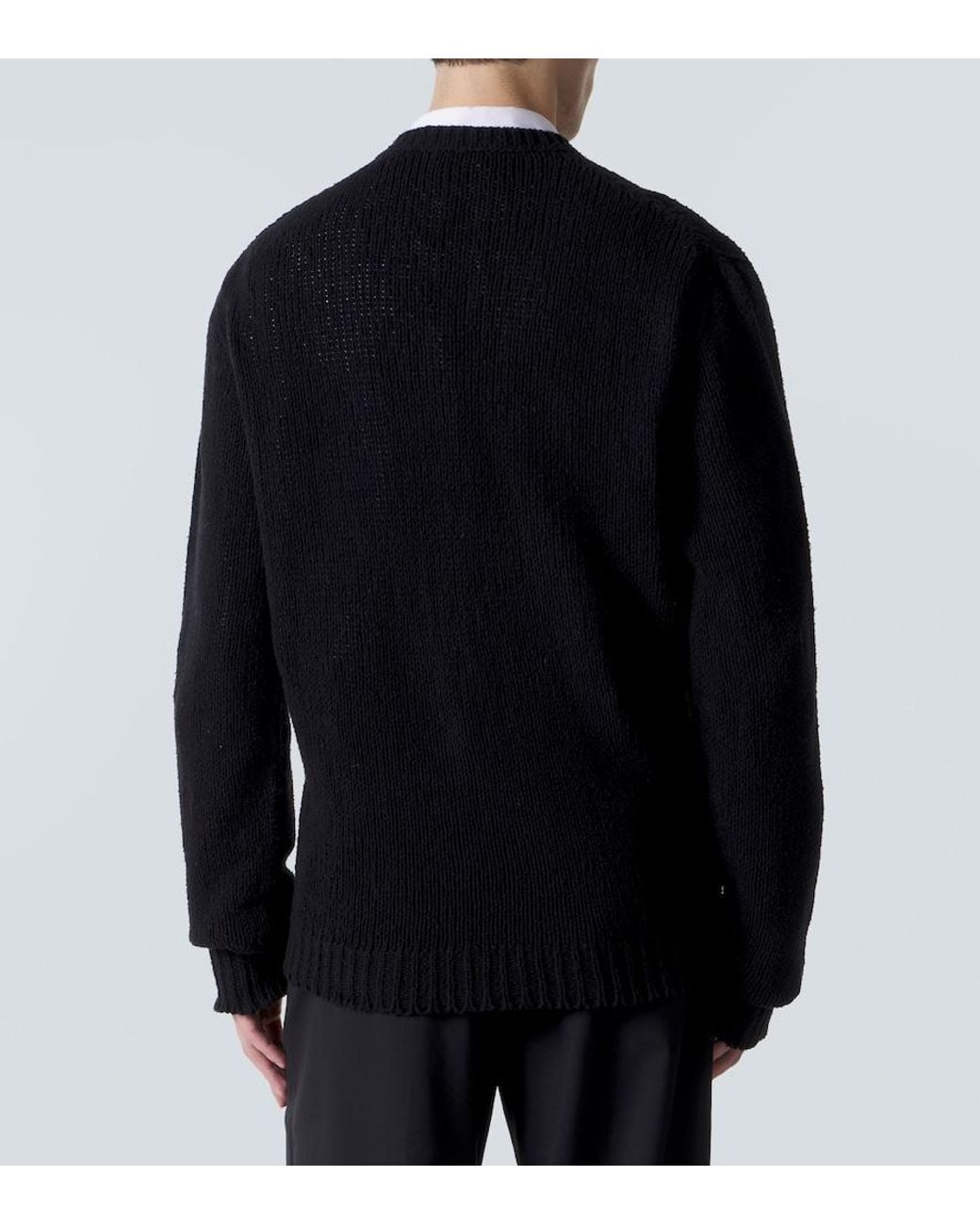 The Row Black Laing Silk Top for men