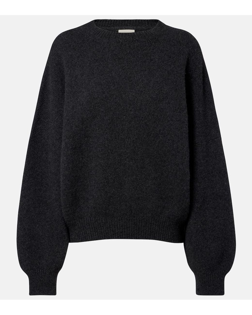 Khaite Black Margaux Oversized Cashmere Sweater