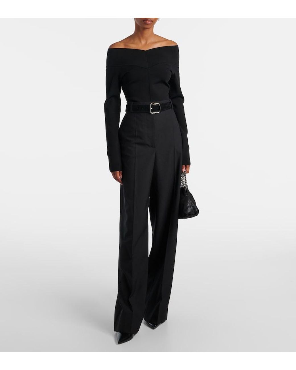 Stella McCartney Black Knit Top