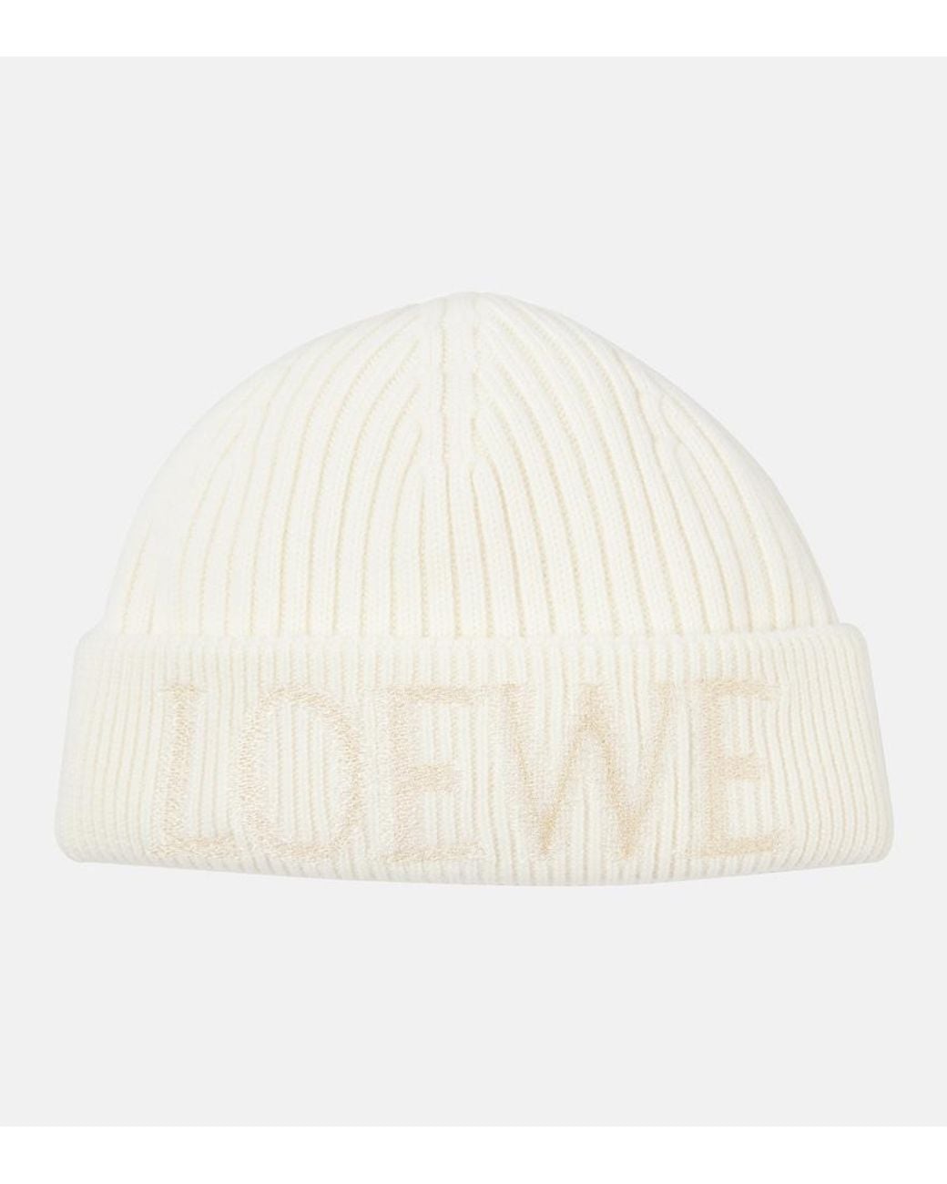 Loewe Natural Logo Wool Beanie