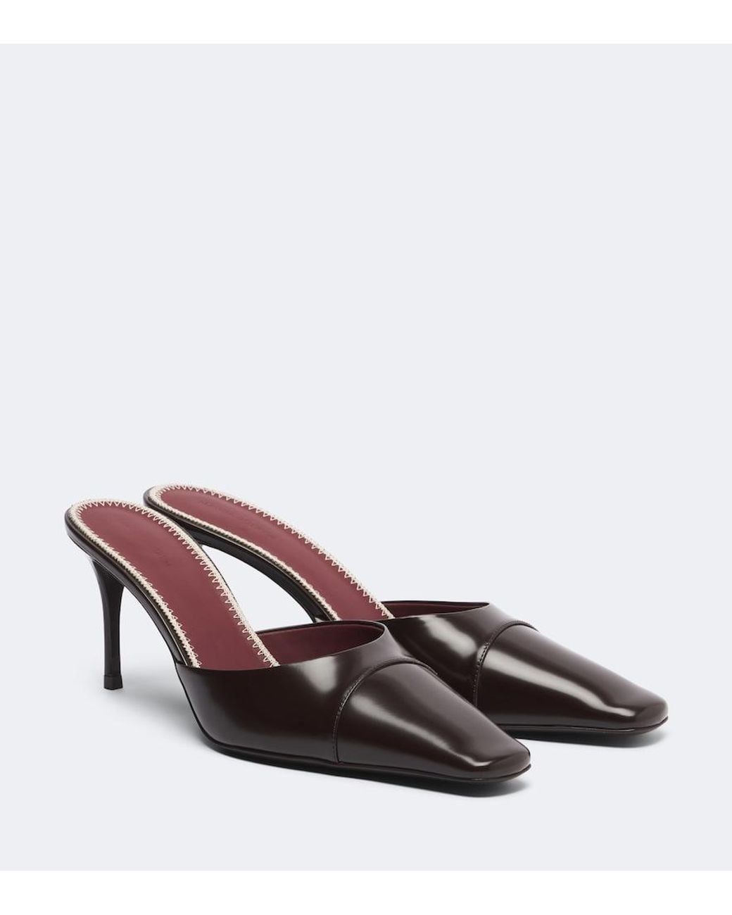 Magda Butrym Brown Leather Mules
