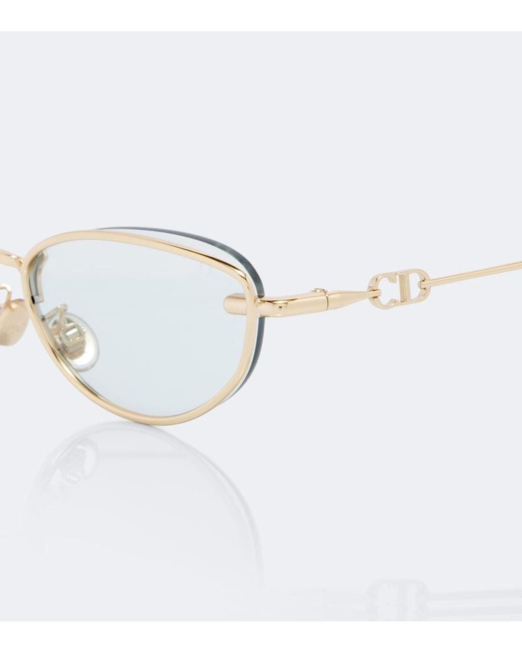 Dior Metallic Petit Cd B1U Cat-Eye Sunglasses