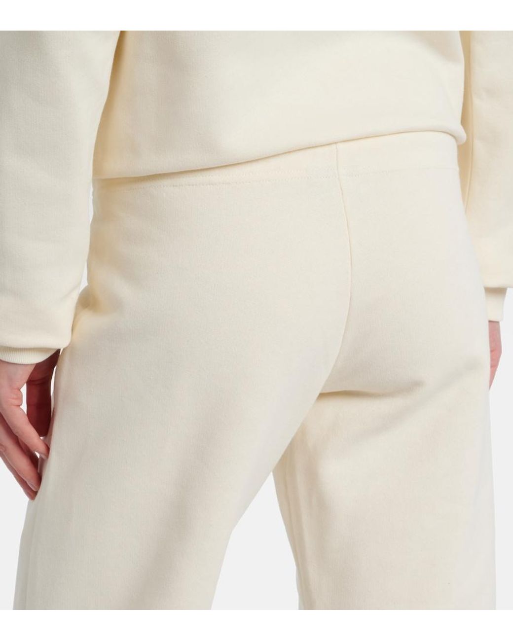 Balenciaga White Cotton Jersey Sweatpants