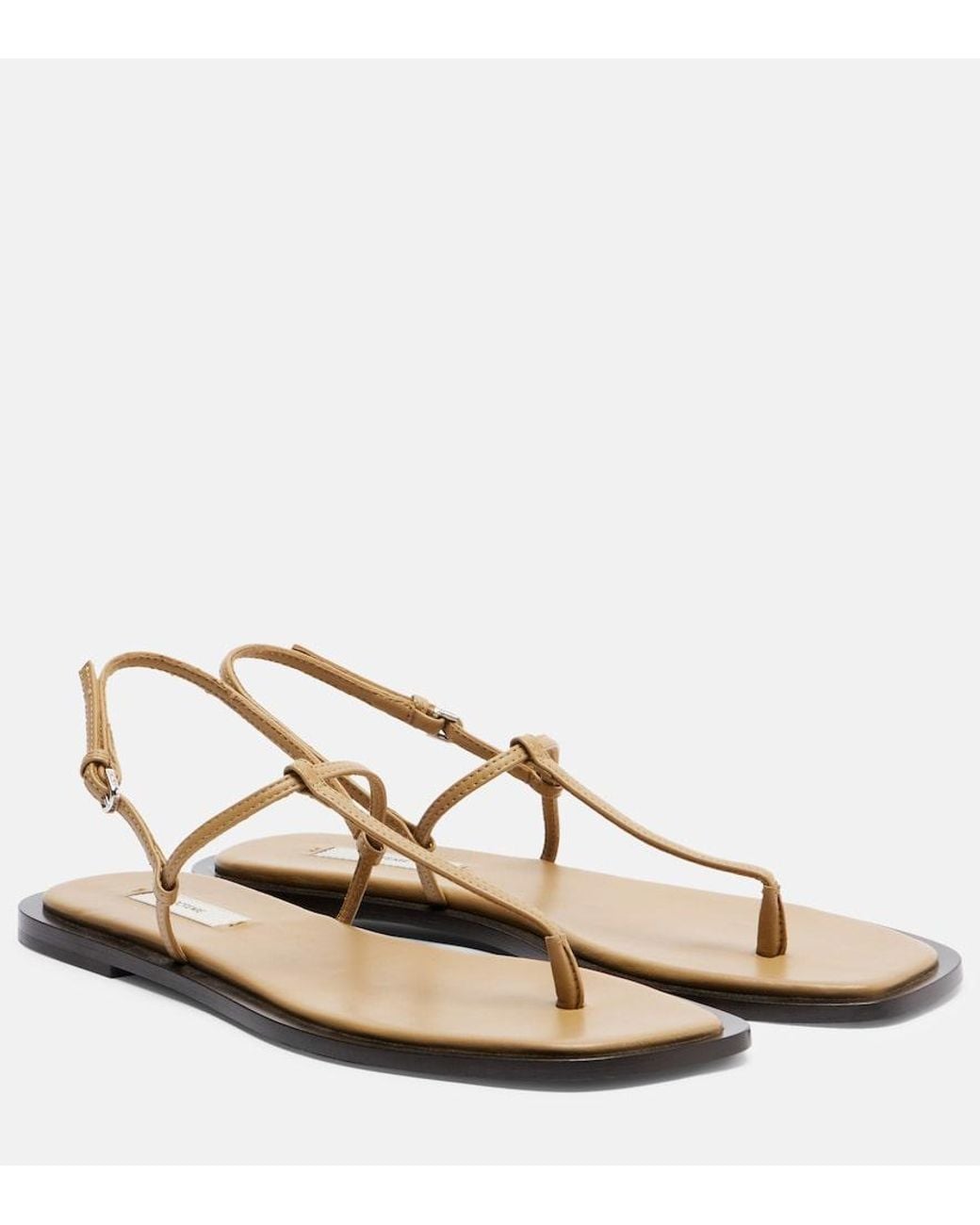 Totême Natural Leather Thong Sandals