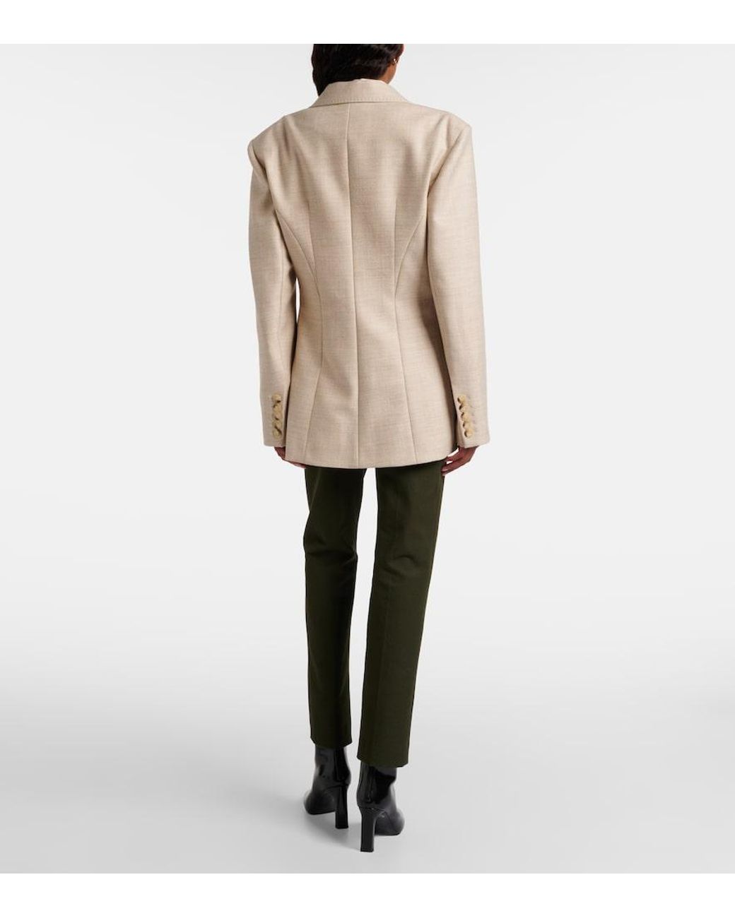 Joseph Natural Fallon Virgin Wool Blazer