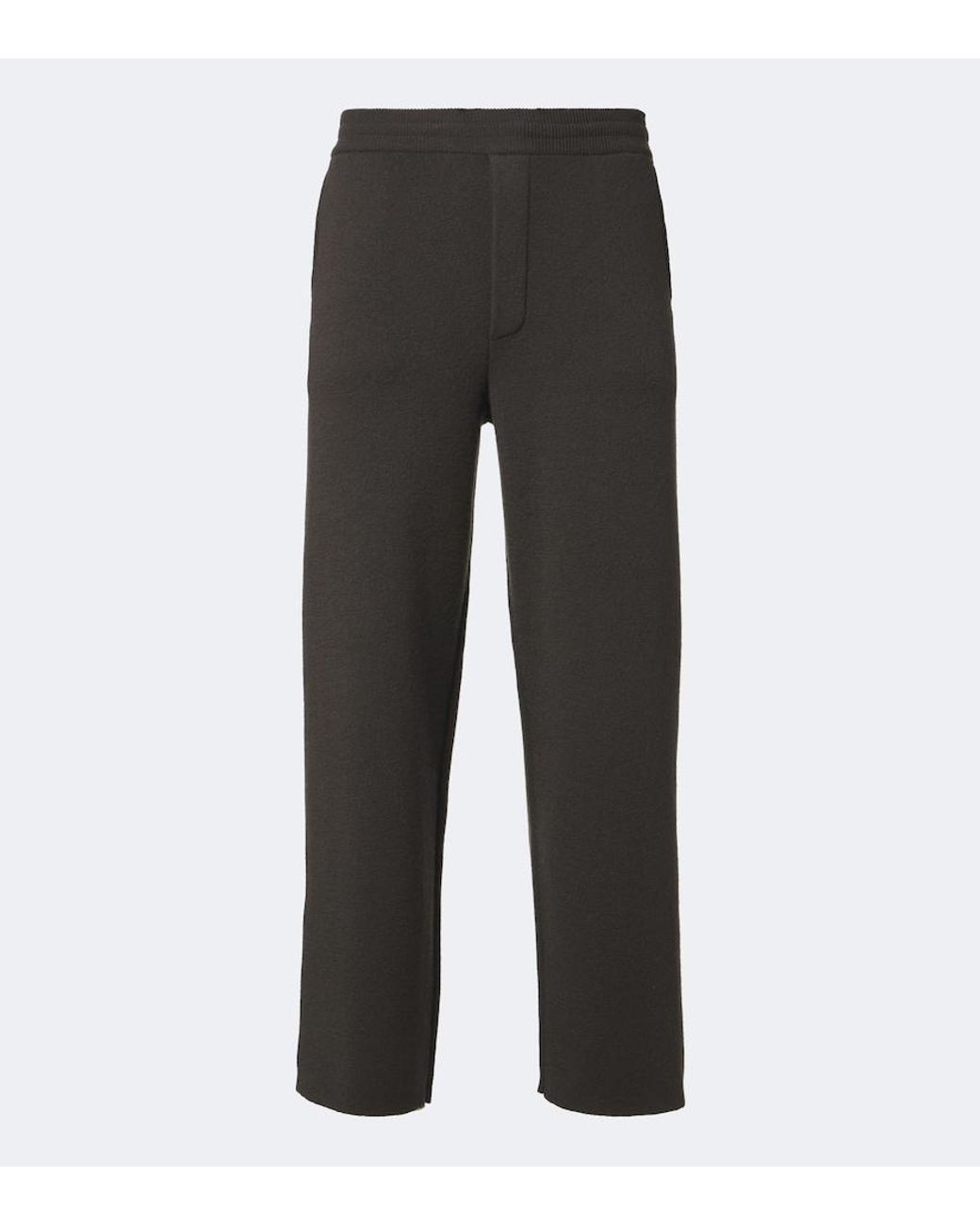 Lisa Yang Gray Parker Cashmere Straight Pants for men