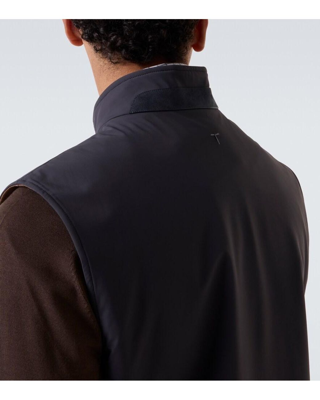 Tod's Blue Technical Vest for men