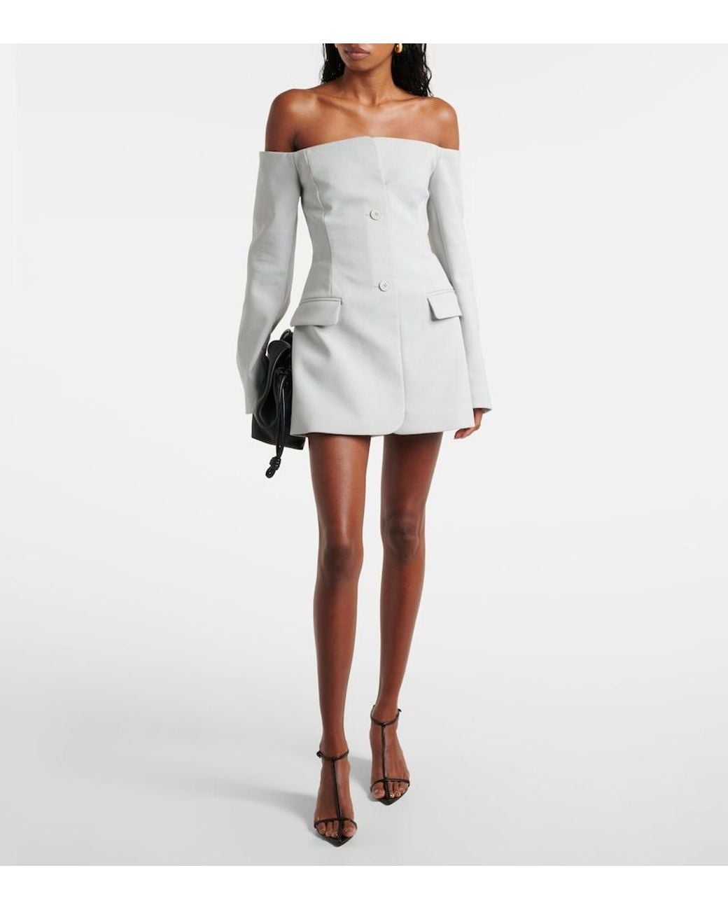 Sir Gray Sandrine Off-Shoulder Minidress