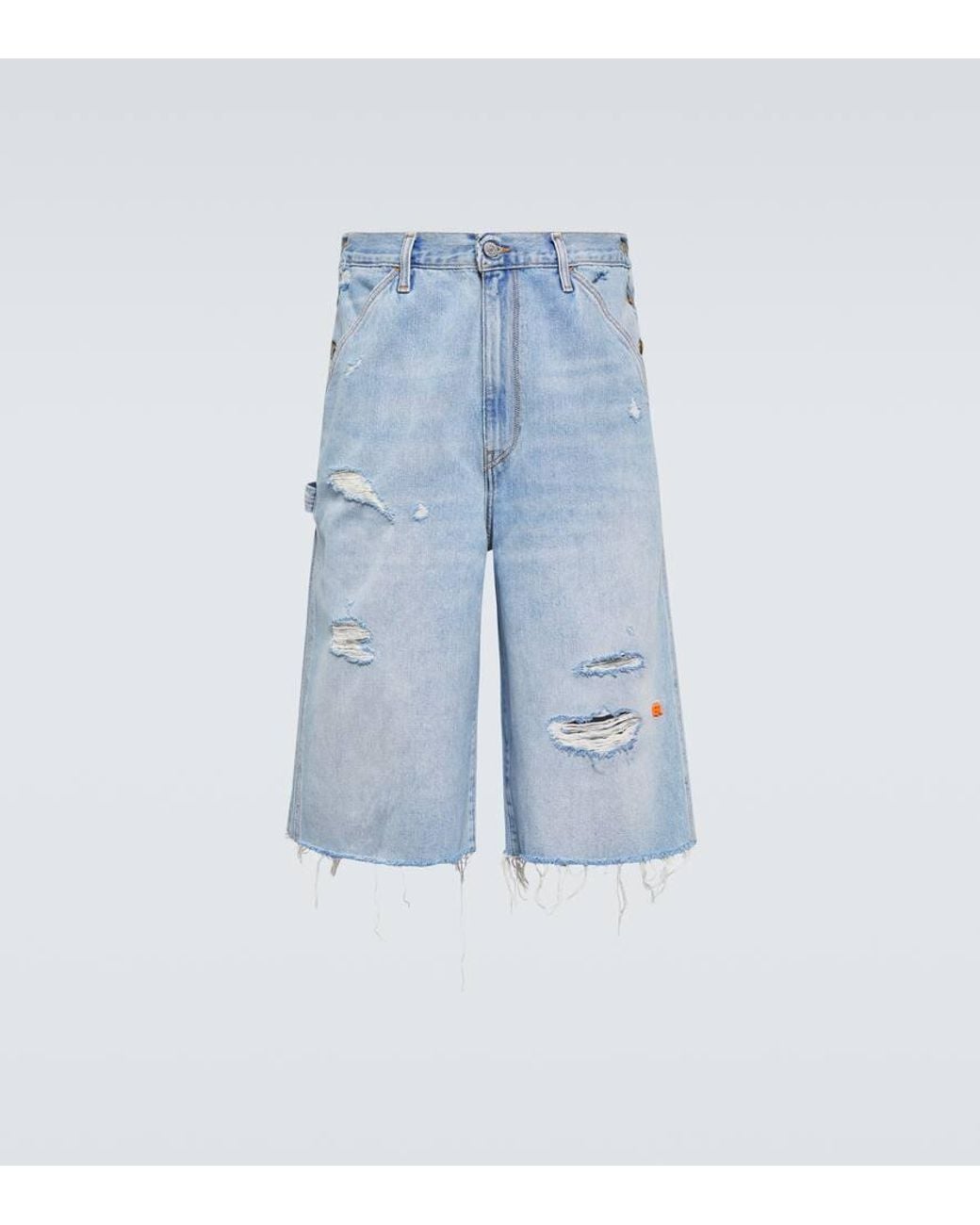 ERL X Levi'S 501 Distressed Denim Shorts in Blue for Men | Lyst