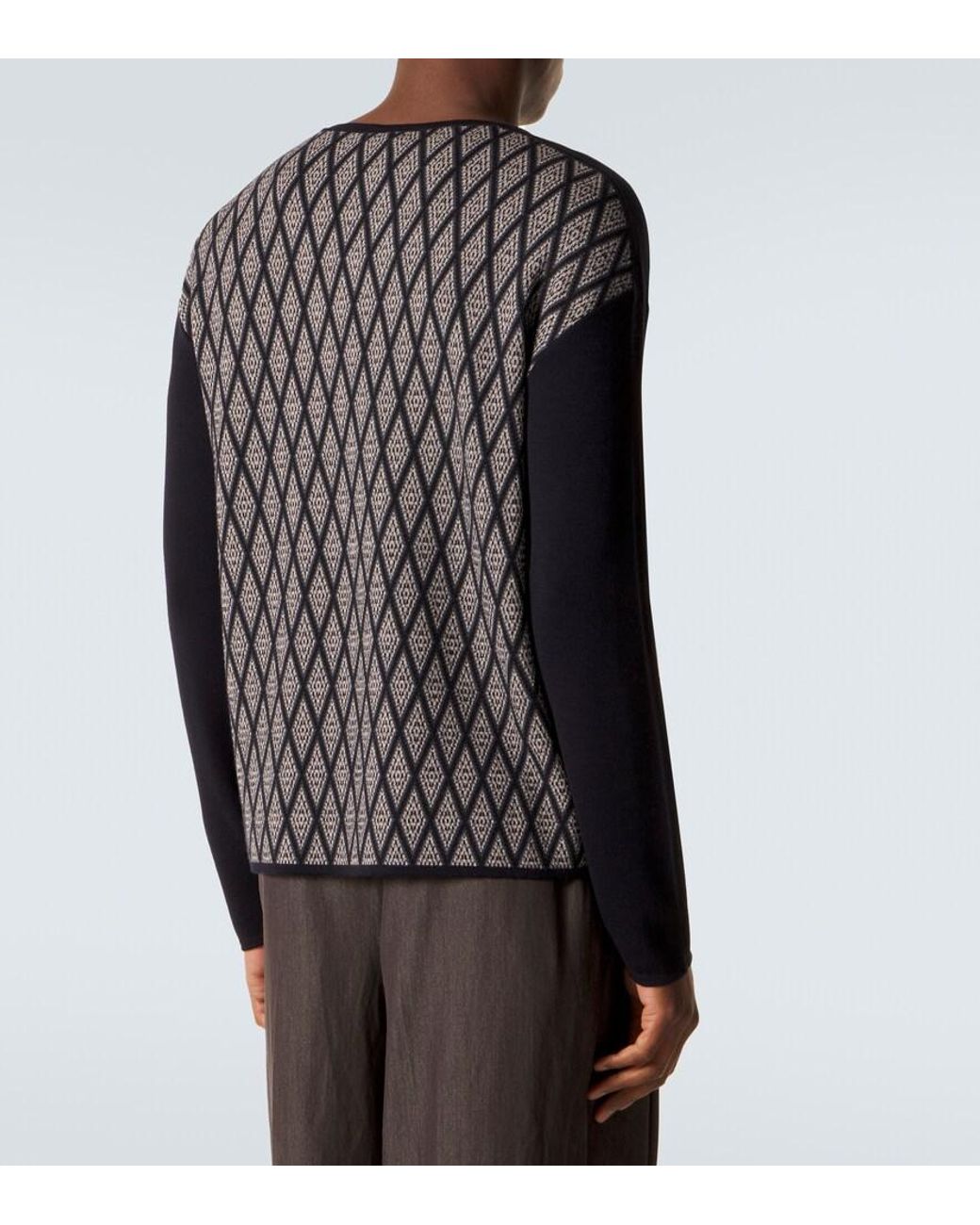Pullover di Giorgio Armani in Blue da Uomo