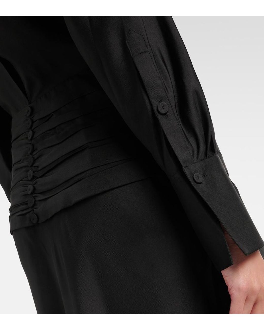Rohe Black Silk Gown
