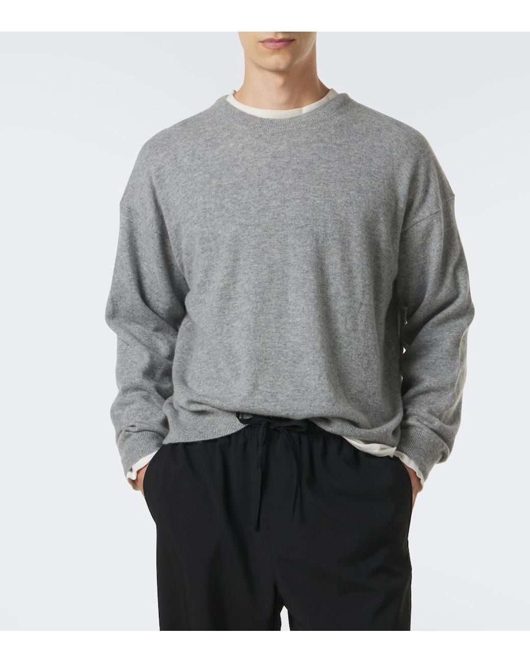 FRAME Gray Cashmere Sweater for men