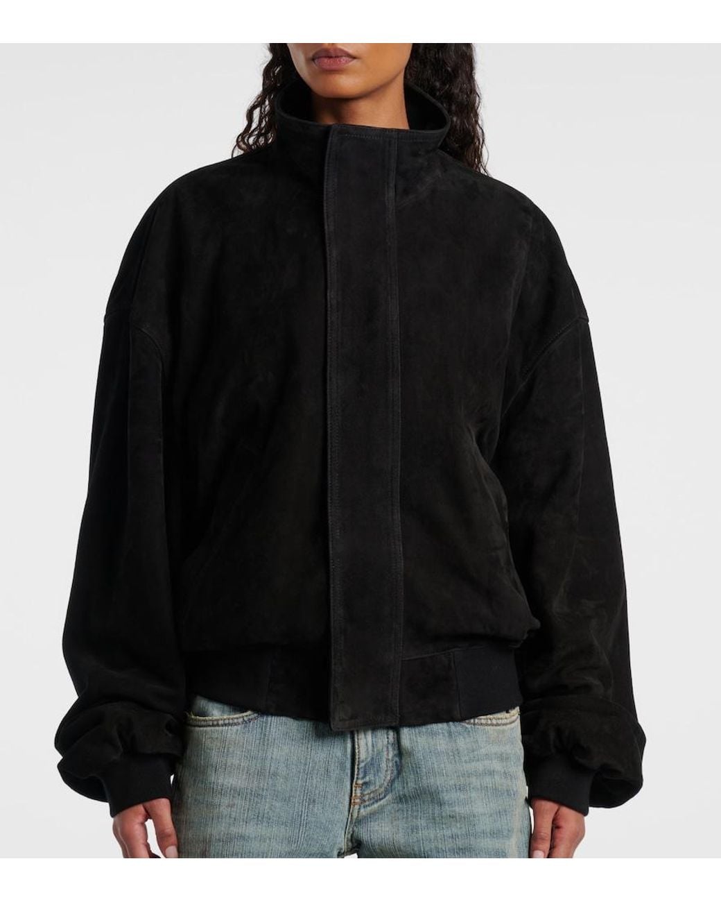 Balenciaga Black Suede Jacket