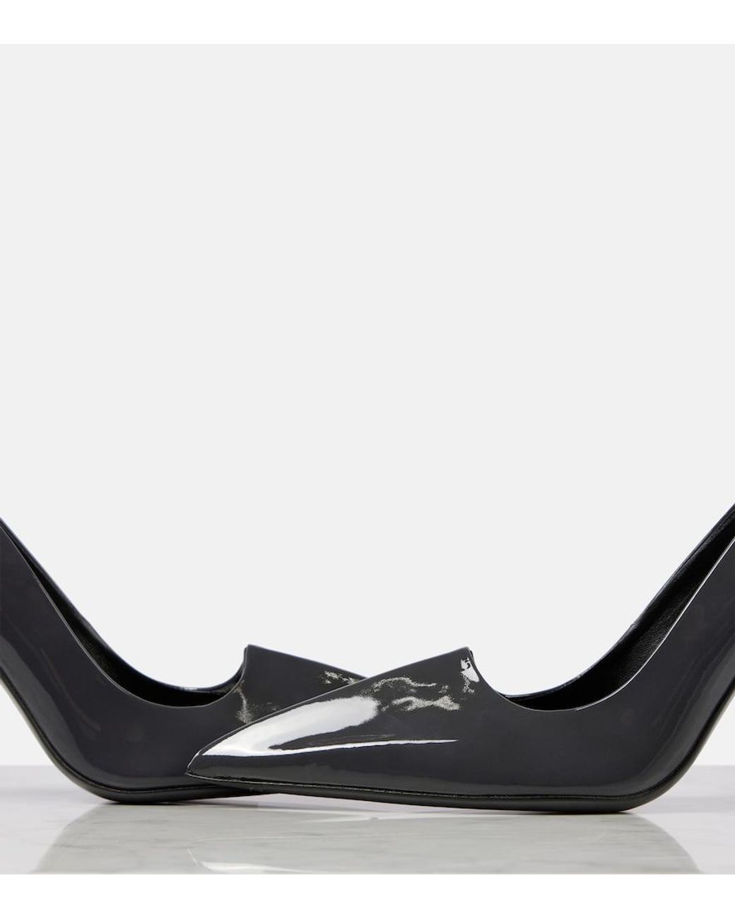 Acne Black Patent Leather Pumps