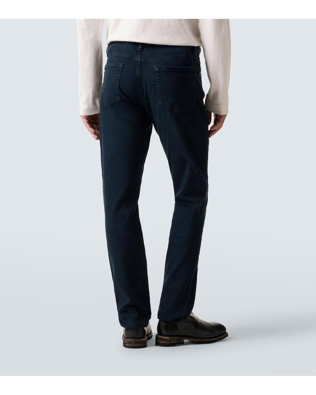 FRAME Blue Modern Straight Jeans for men