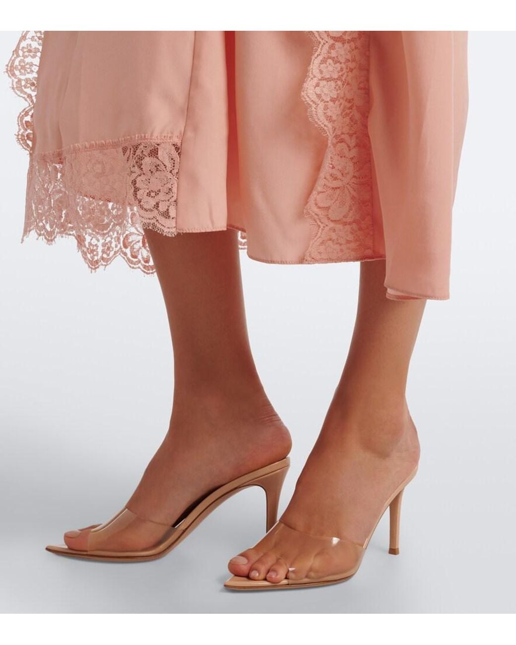 Gianvito Rossi Multicolor Elle 85 Tpu Mules