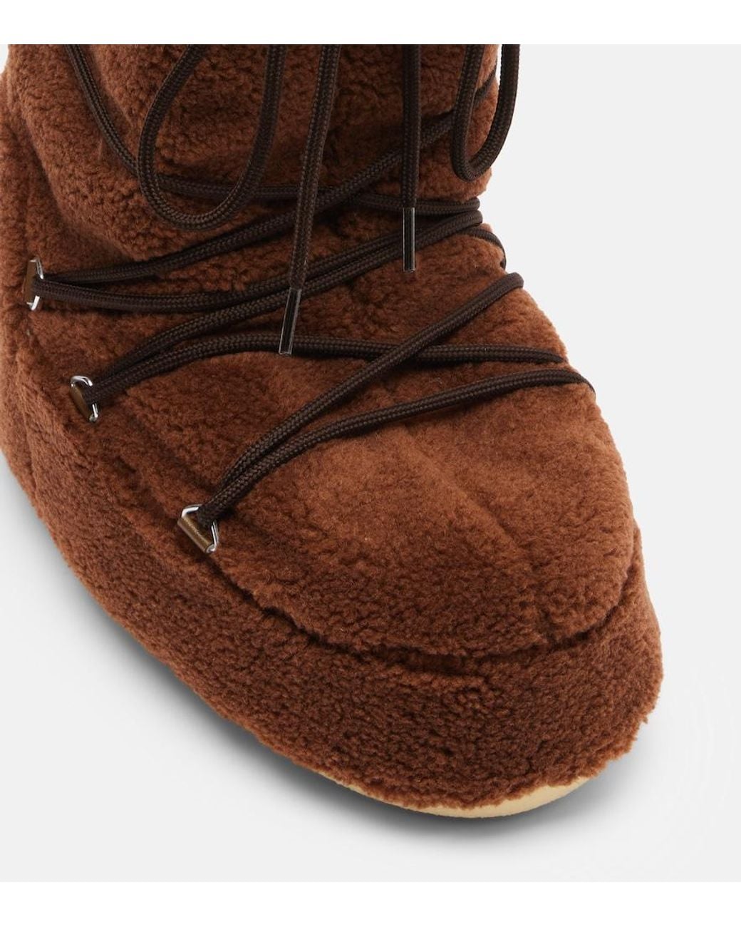 Bottes Apres-Ski Icon Moon Boot en coloris Brown