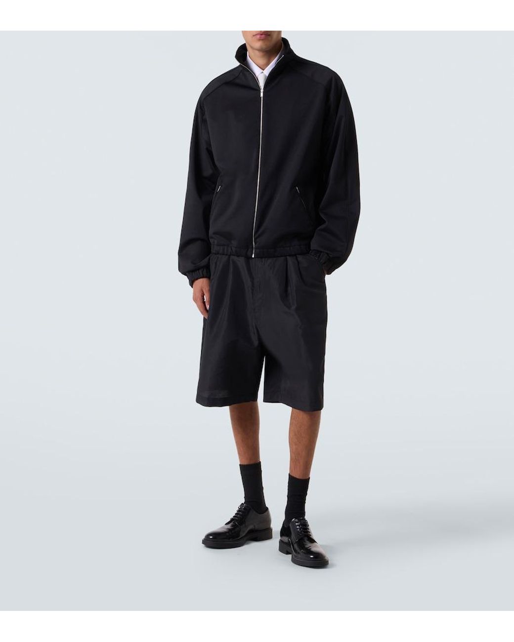 Jil Sander Black Cotton-Blend Sweatshirt for men