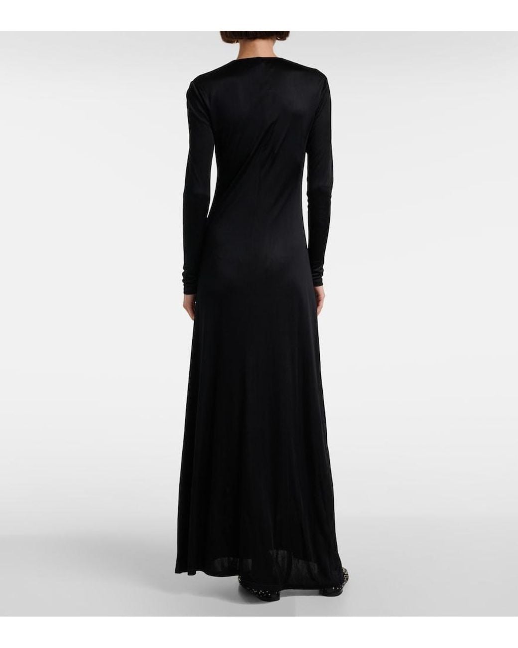 Tory Burch Black Dress With Decorative Appliqué
