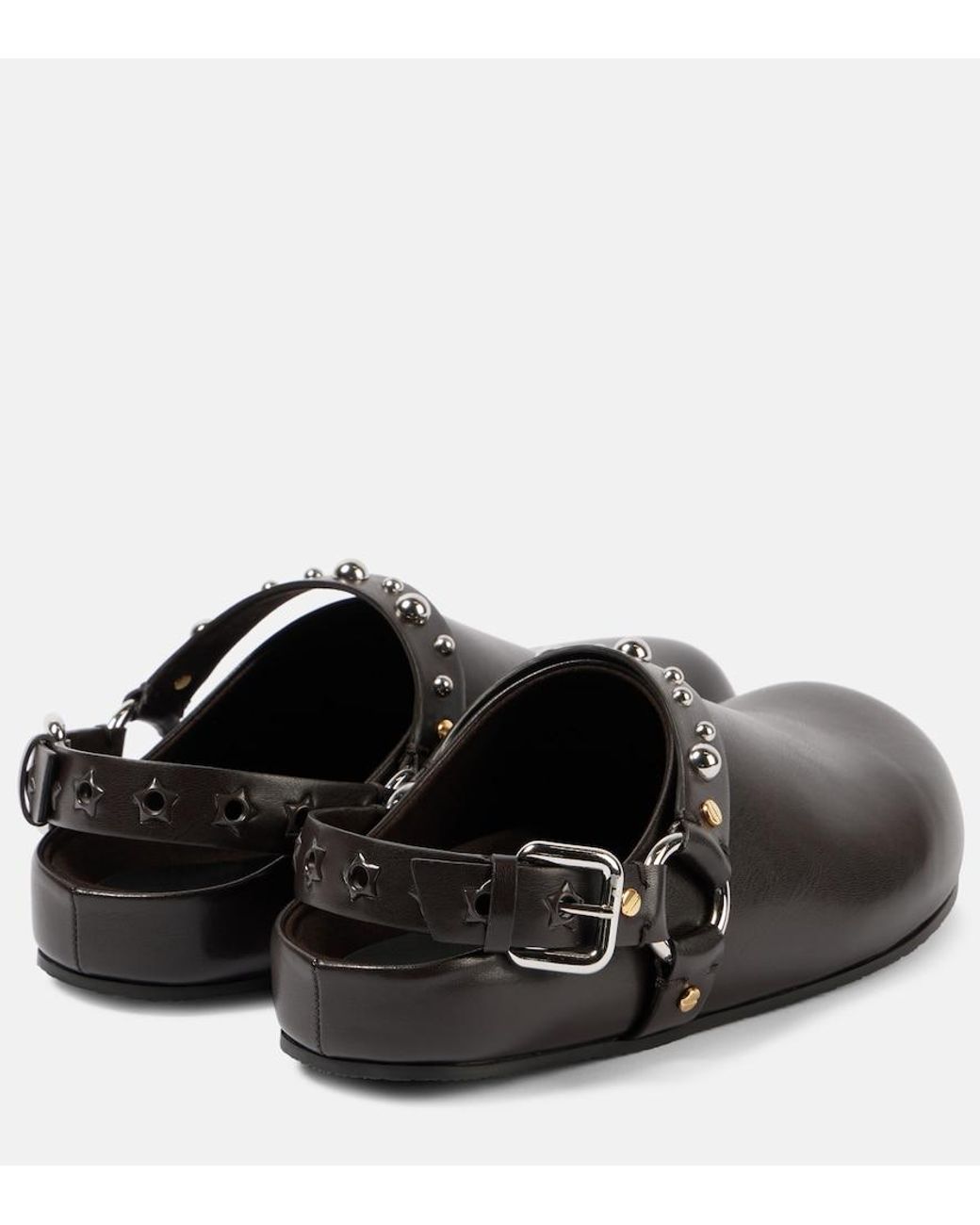 Stella McCartney Black Clogs Elyse Mit Nieten