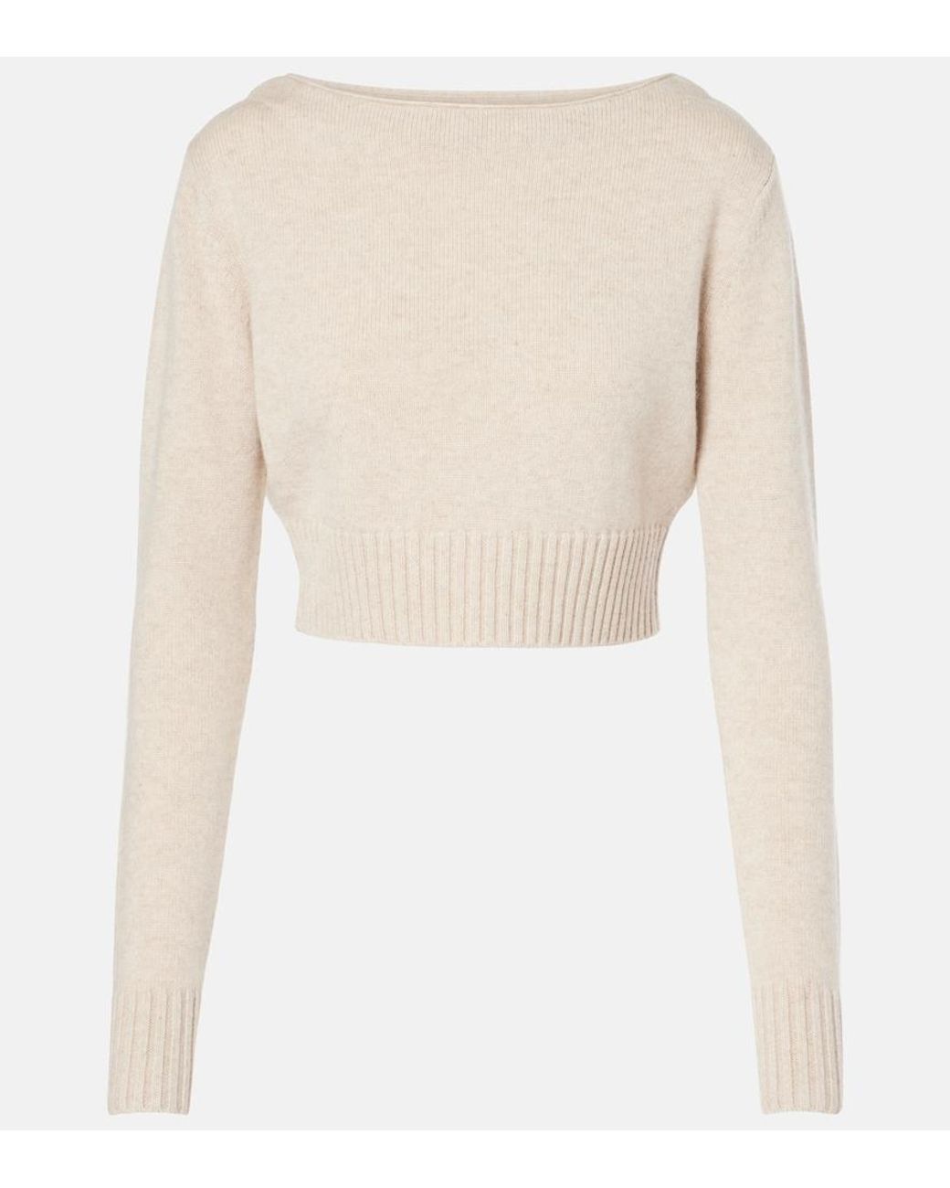 Max Mara Natural Angri Wool And Cashmere Sweater