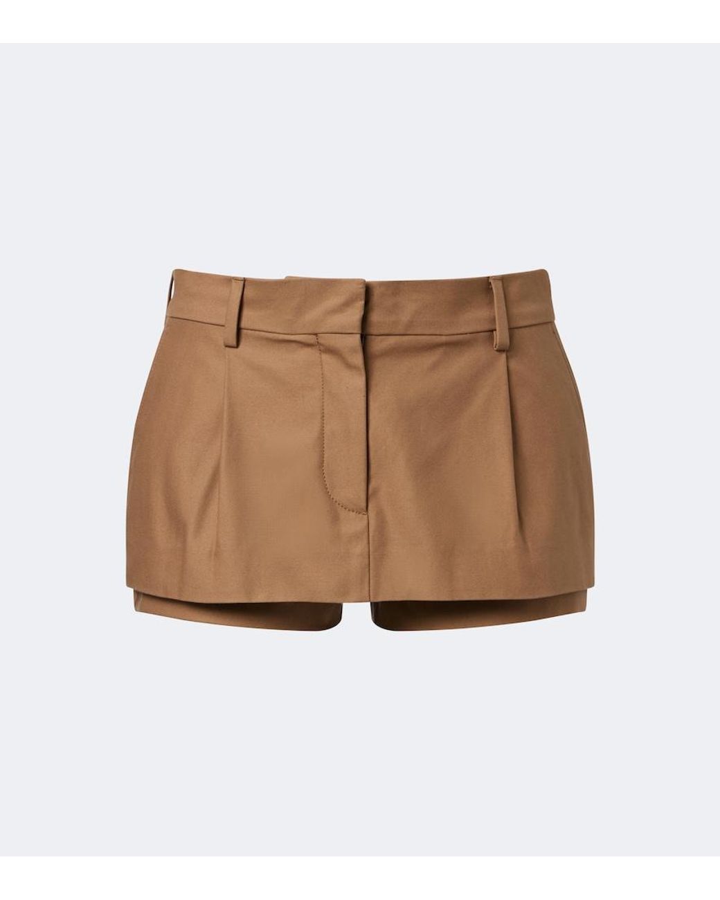 Acne Brown Cotton Skort