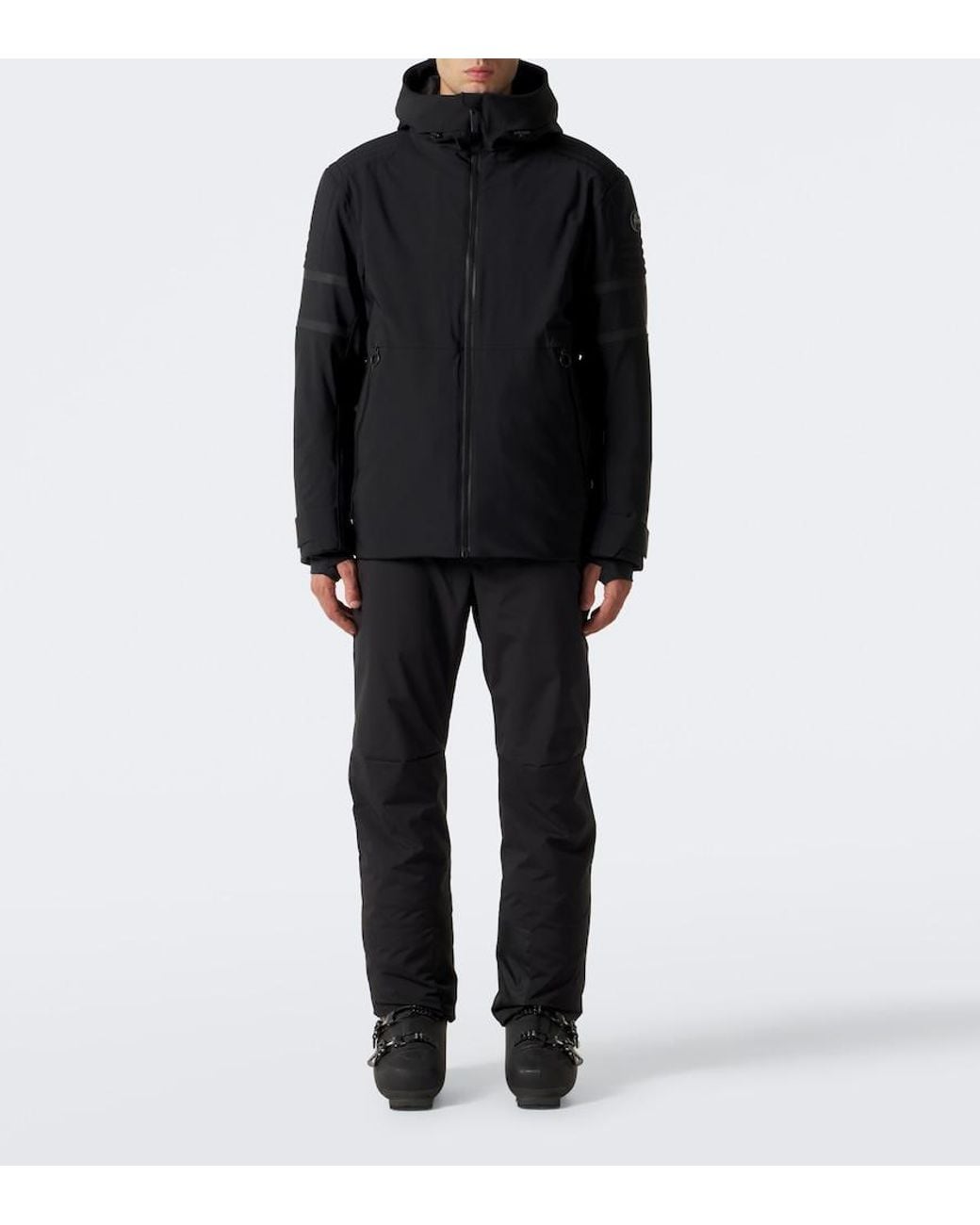 Fusalp Black Tomaso Ski Salopettes for men