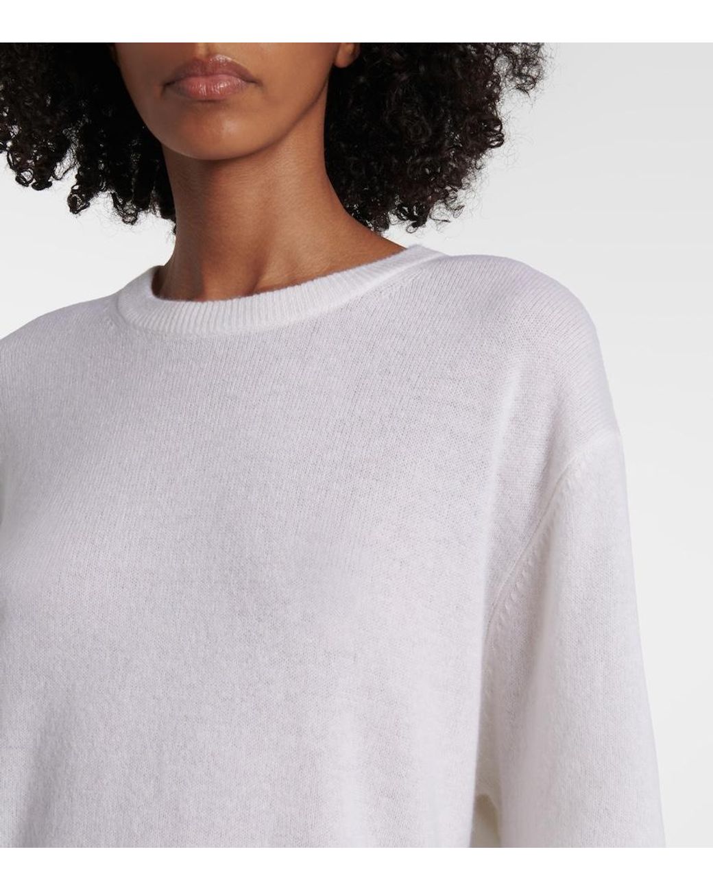 Jardin Des Orangers White Cashmere Top