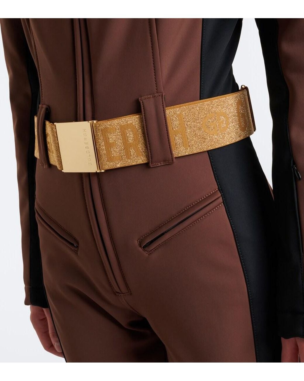 Goldbergh Brown Parry Belted Ski Suit