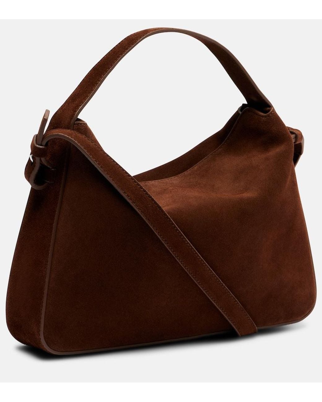 Aesther Ekme Brown Suede Shoulder Bag