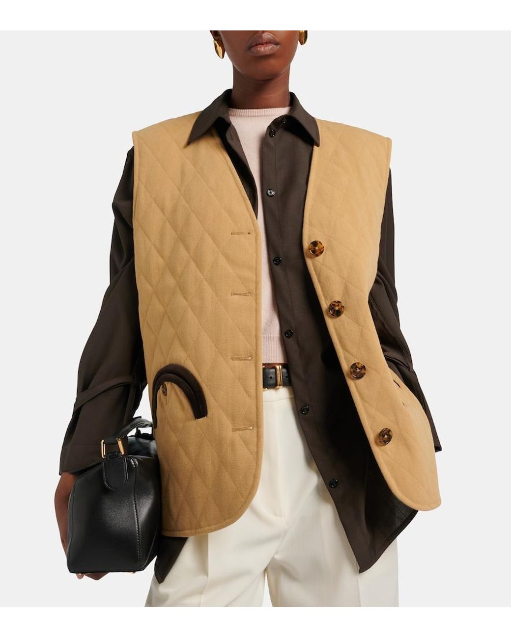 Blazé Milano Natural Suffolk Quilted Cotton Vest