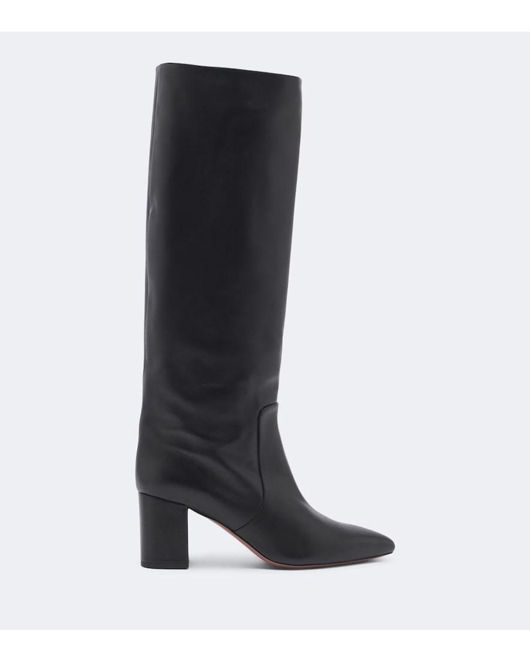 Paris Texas Black Anja Suede Knee-High Boots