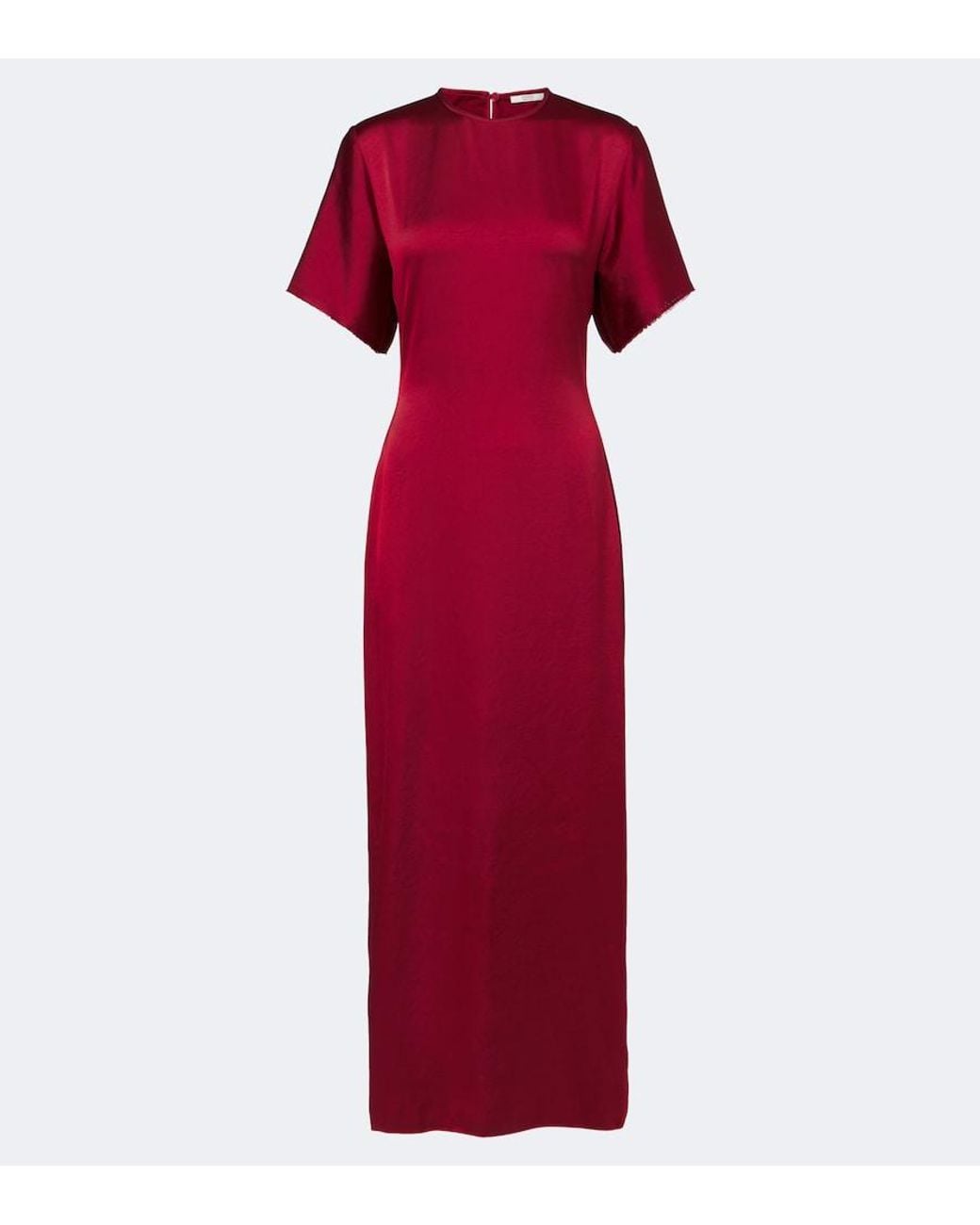 FFORME Imogen Gathered Satin Maxi Dress